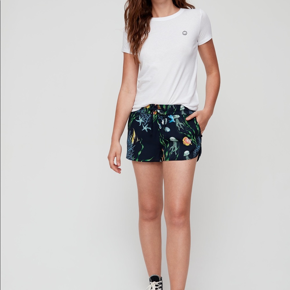 Sunday Best Ella Short in Pure Indigo Aquamarine